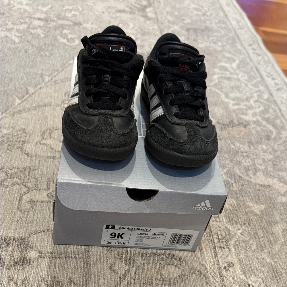 Adidas Samba Classic Kids Sneakers - Black and White